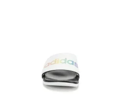 New Adidas Adults' Adilette Comfort Print Sport Slides