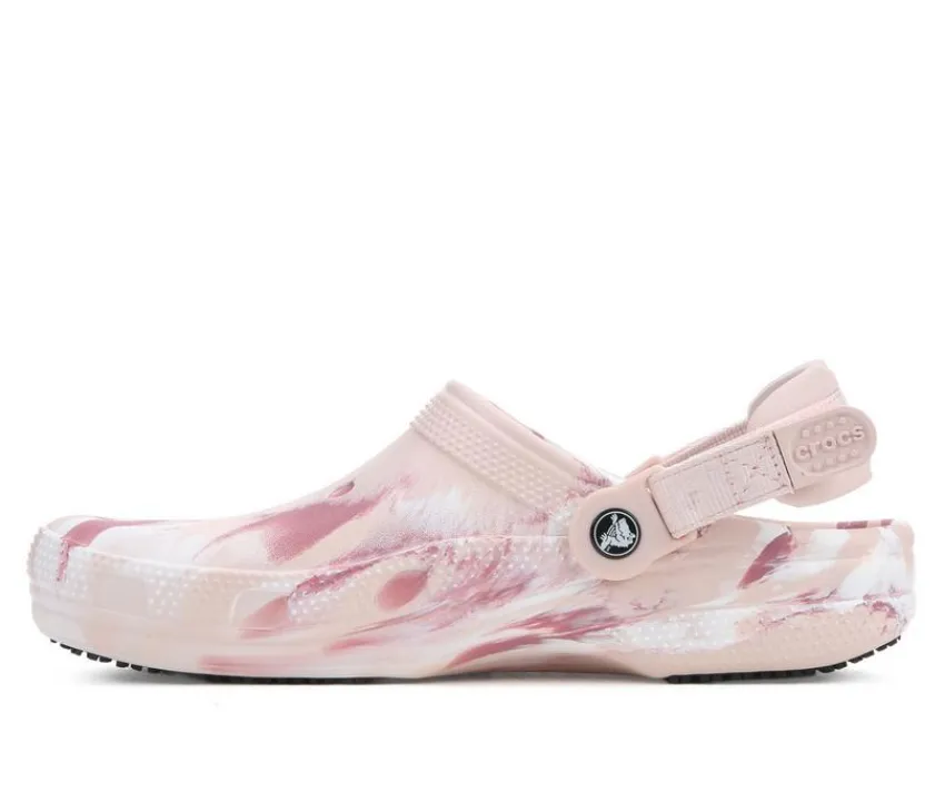 Outlet Crocs Work Adults' Classic Work Graphic Slip Resistant Clogs