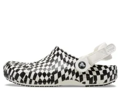 Hot Crocs Work Adults' Classic Work Graphic Slip Resistant Clogs