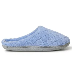 Sale Dearfoams Leslie Quilted Terry Clog Slippers