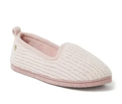Clearance Dearfoams Rachel Marled Closed Back Slippers