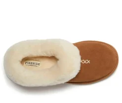 Outlet Fireside by Dearfoams Adelaide Shearling Slippers