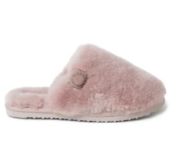 Discount Fireside by Dearfoams Women's Shelly Beach Shearling Scuff Slippers