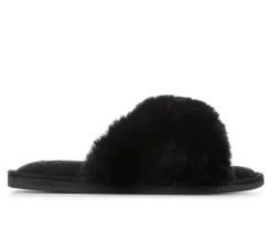Jessica Simpson Women's Plush Cross Slide