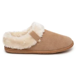 Clearance Minnetonka Camp Collar Scuff Slippers