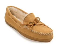Clearance Minnetonka Women's Pile Lined Hardsole Moccasins