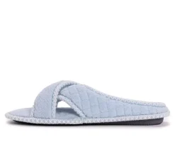 Outlet MUK LUKS Ada Micro Chenille Criss Cross Slippers
