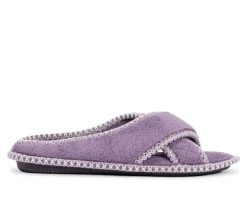 Outlet MUK LUKS Ada Micro Chenille Criss Cross Slippers