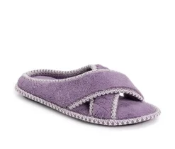 Outlet MUK LUKS Ada Micro Chenille Criss Cross Slippers