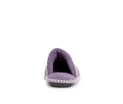 New MUK LUKS Cathy Micro Chenille Closed Toe Slipper