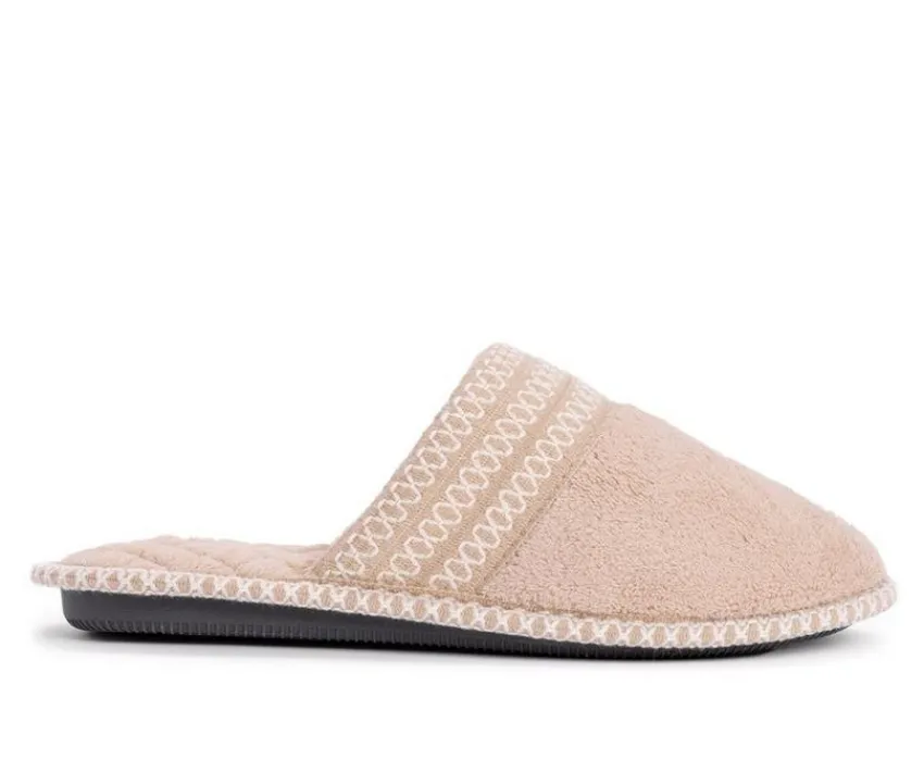 Clearance MUK LUKS Cathy Micro Chenille Closed Toe Slipper