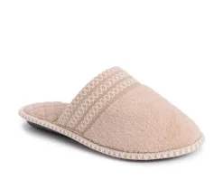 Clearance MUK LUKS Cathy Micro Chenille Closed Toe Slipper