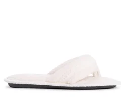 Online MUK LUKS Darlene Micro Chenille Thong Slippers