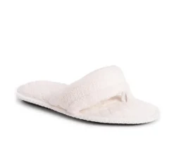 Online MUK LUKS Darlene Micro Chenille Thong Slippers