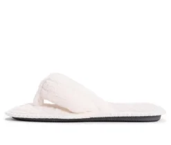 Online MUK LUKS Darlene Micro Chenille Thong Slippers