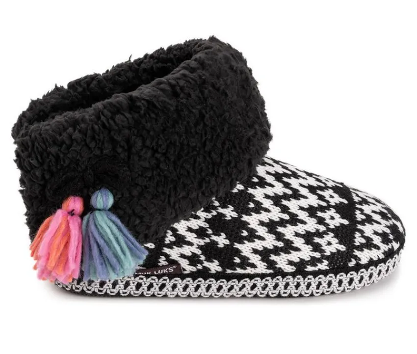 MUK LUKS Melinda Cuff Boot Slippers