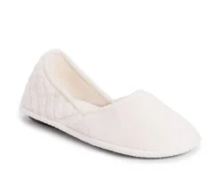 New MUK LUKS Women's Beverly Micro Chenille Slip-on Slippers