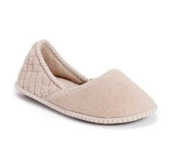 MUK LUKS Women's Beverly Micro Chenille Slip-on Slippers