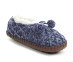 New MUK LUKS Women's Knit Ballerina Slippers