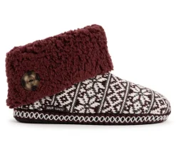 MUK LUKS Women's Melinda Bootie Slippers