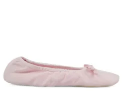 MUK LUKS Women's Stretch Satin Ballerina Slipper