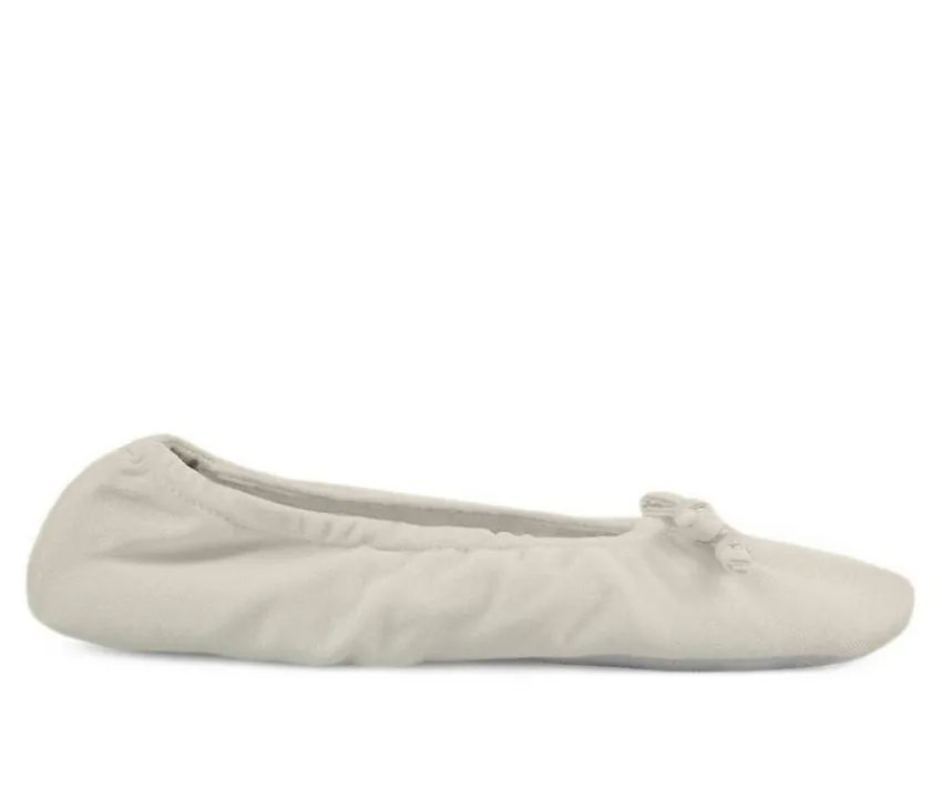 New MUK LUKS Women's Stretch Satin Ballerina Slipper