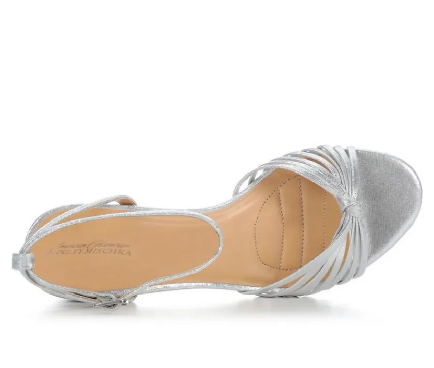 Outlet American Glamour BadgleyM Women's Essence Special Occasion Heeled Sandals