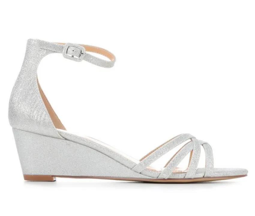 Discount American Glamour BadgleyM Women's Jemi Special Occasion Wedge Sandals