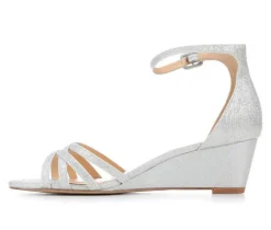 Discount American Glamour BadgleyM Women's Jemi Special Occasion Wedge Sandals