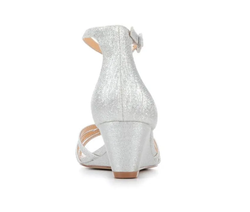 Discount American Glamour BadgleyM Women's Jemi Special Occasion Wedge Sandals