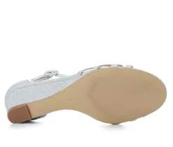 Discount American Glamour BadgleyM Women's Jemi Special Occasion Wedge Sandals