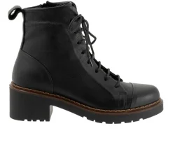 New Bueno Women's Nikita Combat Booties