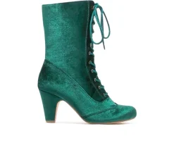 Clearance Chelsea Crew Women's Claire Lace Up Mid Calf Booties