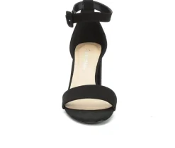 New City Classified Women's Cake Block-Heeled Sandals