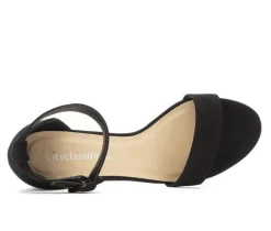 New City Classified Women's Cake Block-Heeled Sandals