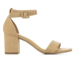 New City Classified Women's Cake Block-Heeled Sandals