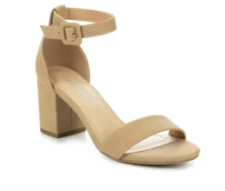 New City Classified Women's Cake Block-Heeled Sandals