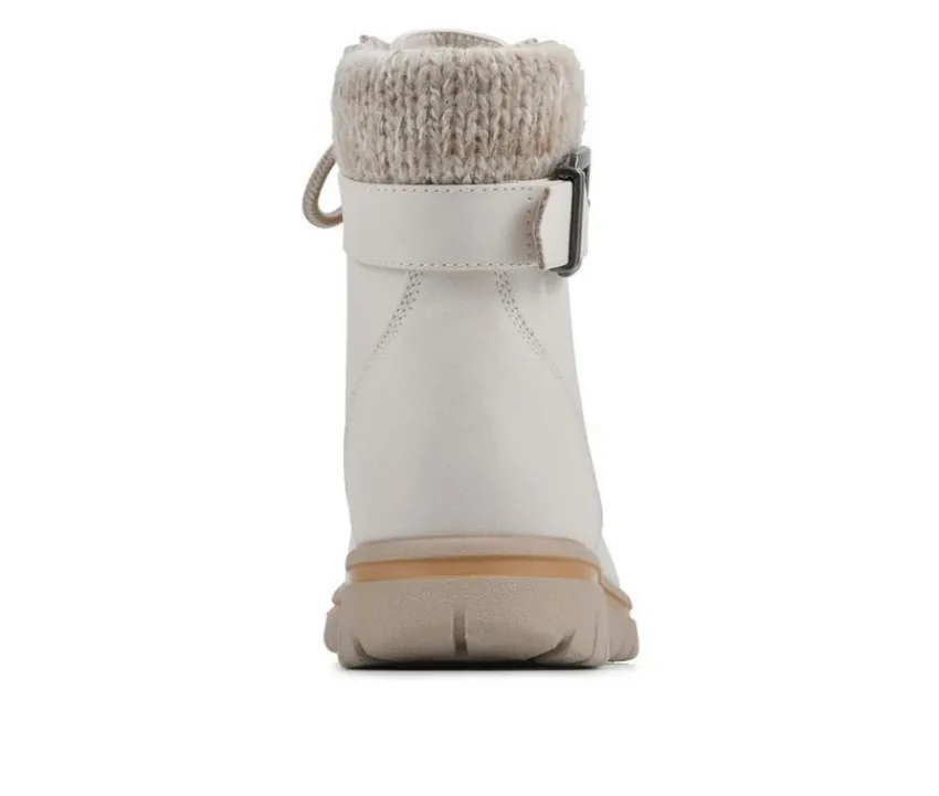 Hot Cliffs by White Mountain Women's Hearten Lace Up Booties