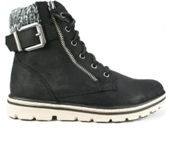 New Cliffs by White Mountain Women's Kelsie Lace-Up Booties