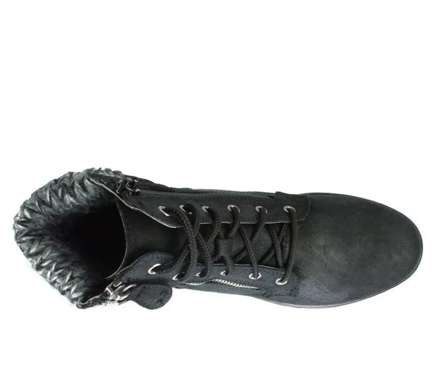 New Cliffs by White Mountain Women's Kelsie Lace-Up Booties