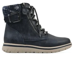 Clearance Cliffs by White Mountain Women's Hearten Lace Up Booties