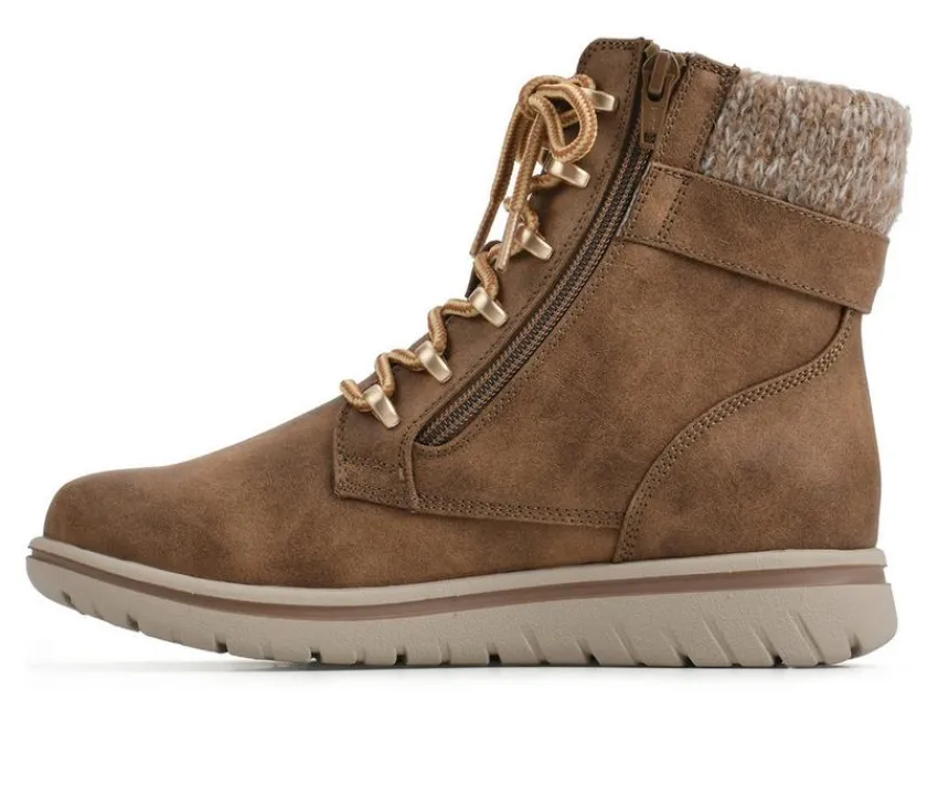 Outlet Cliffs by White Mountain Women's Hearten Lace Up Booties