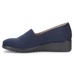 Hot Comfortiva Women's Dana Slip Resistant Wedge Slip Ons