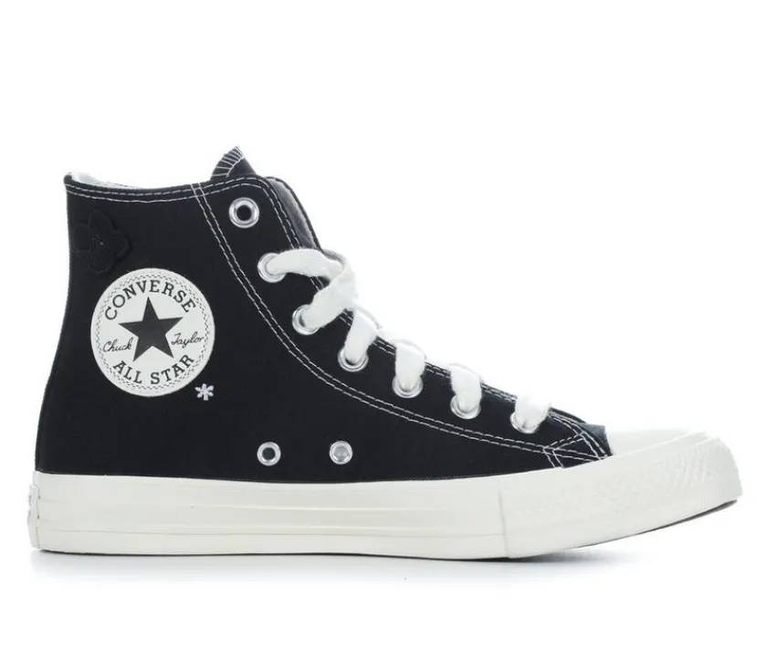 Converse Women's Chuck Taylor All Star Embroidered Flower High-Top Sneakers