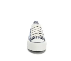 Converse Women's Chuck Taylor All Star Lift Ox Gingham Platform Sneakers