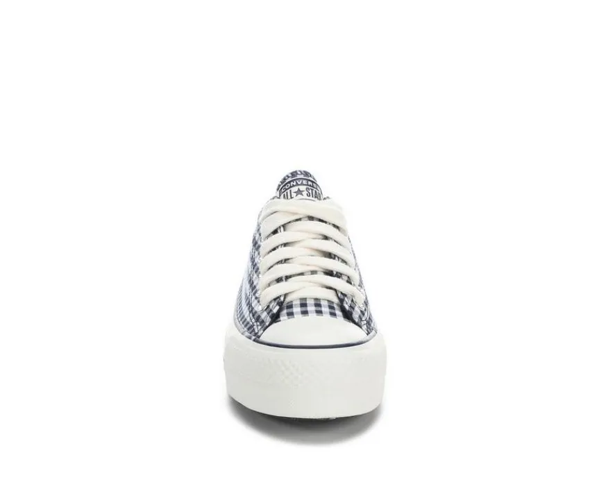 Converse Women's Chuck Taylor All Star Lift Ox Gingham Platform Sneakers