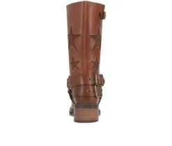 Clearance Dingo Boot Women's Blacklist Mid Calf Moto Boots