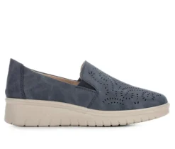 Clearance Easy Street Women's Ying Ying Slip-On Wedge Shoes