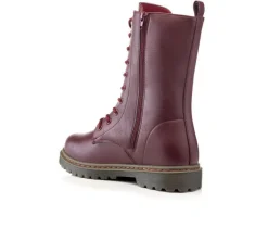 Discount Henry Ferrara Women's B905 Mid Calf Combat Boots