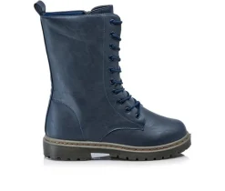 Online Henry Ferrara Women's B905 Mid Calf Combat Boots